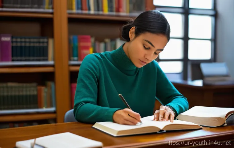 청소년상담사 이론과 실무의 균형 맞추기 - **A Counselor's Foundation of Knowledge:**
A serene and intelligent female counselor, appearing ...