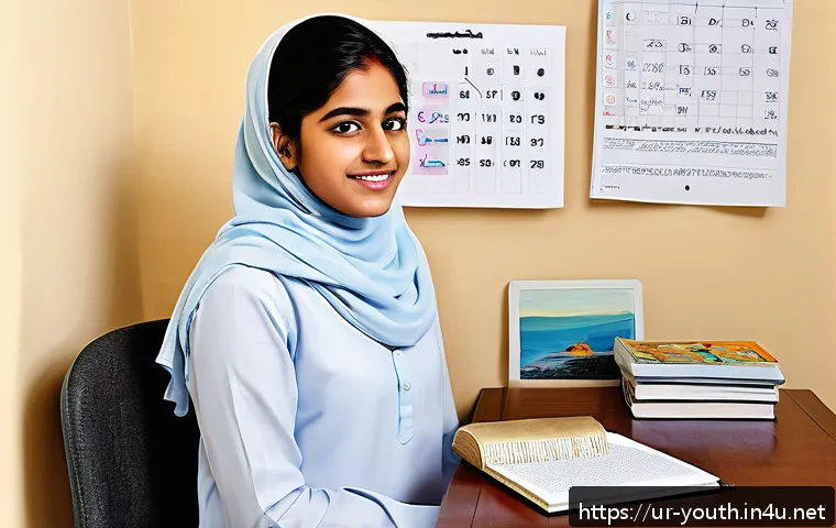 청소년상담사 상담사례 분석을 위한 가이드 - A detailed, culturally resonant illustration of a South Asian teenage student in a traditional Urdu-...