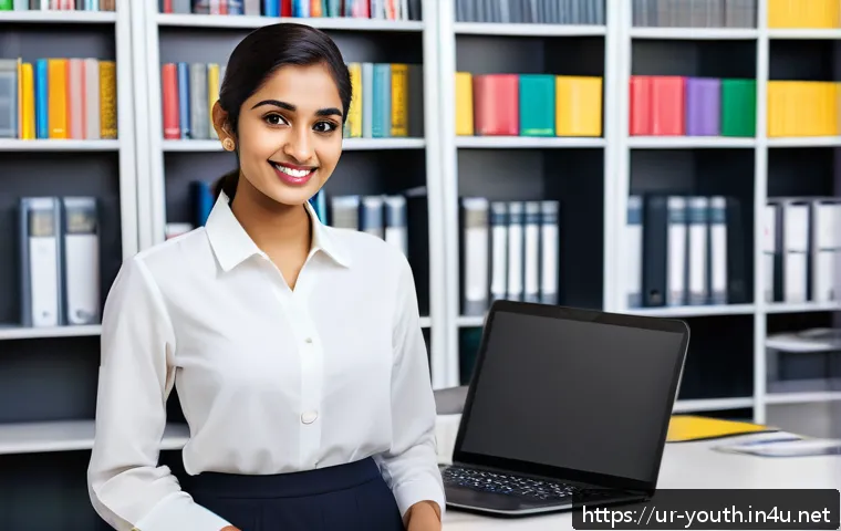 청소년상담사 자격증 활용법 - A professional young South Asian woman in modest business attire holding a consulting certificate, s...